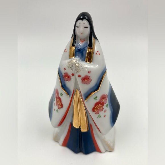 Japanese Porcelain Hina Doll Prince & Princess / Emperor & Empress Girl's Day - Picture 3 of 7